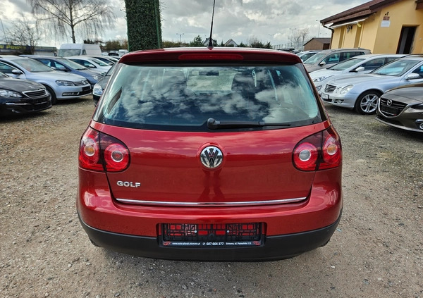 Volkswagen Golf cena 17999 przebieg: 190000, rok produkcji 2008 z Gniezno małe 211